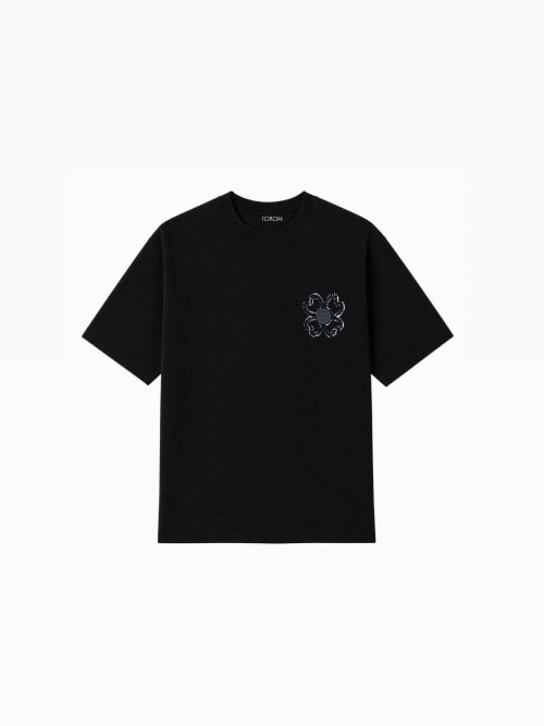 T-shirt Noir Obsidienne