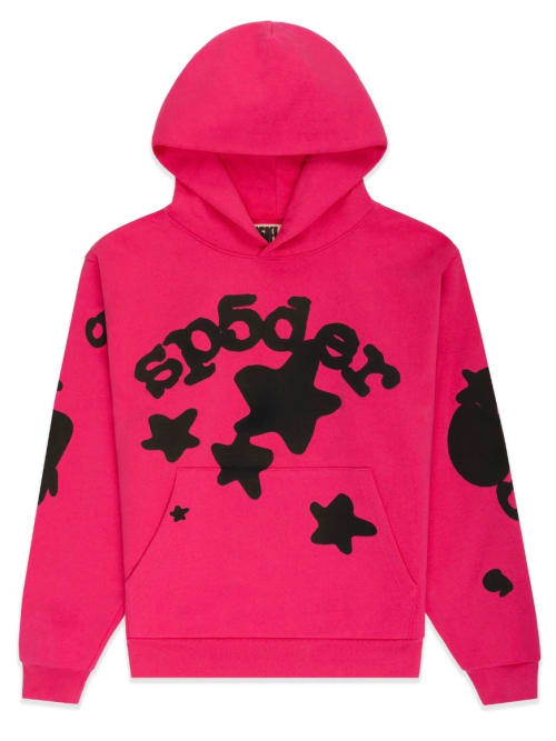 Hoodie Sp5der pink beluga