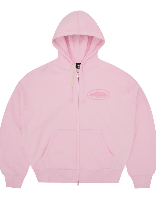 Zip hoodie corteiz pink
