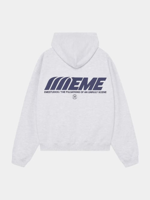 Peyas Heather Grey Oversized Hoodie