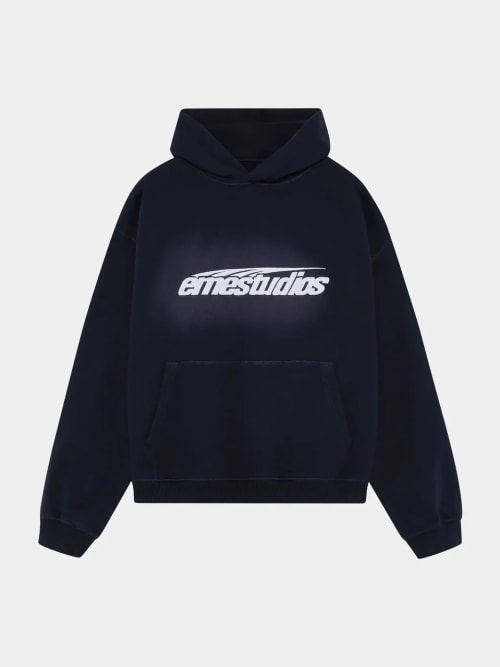 Inteal Navy Hoodie Oversized
