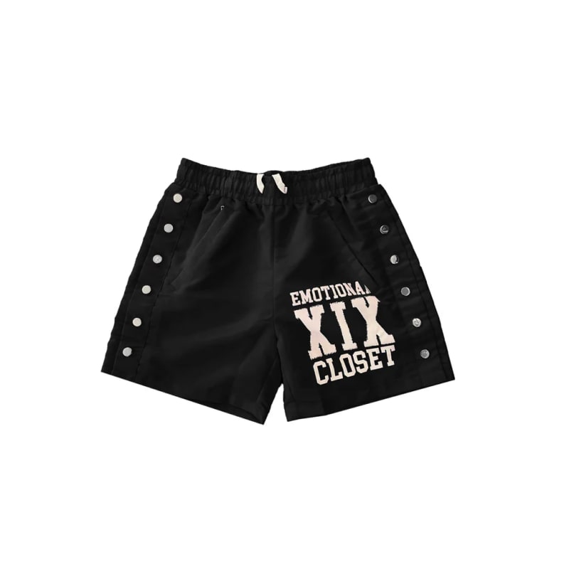 Black “Backyard” Nylon Shorts ( negro)
