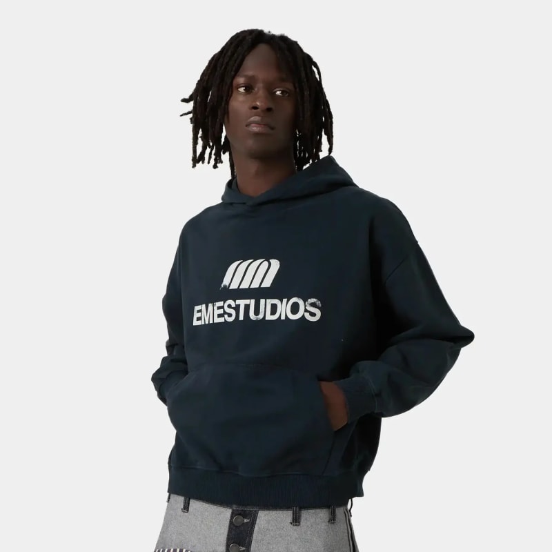 Hoodie eme studios “brook navy”