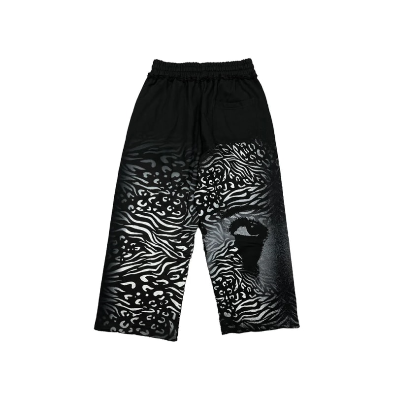 Black ‘Striped’ Sweatpants