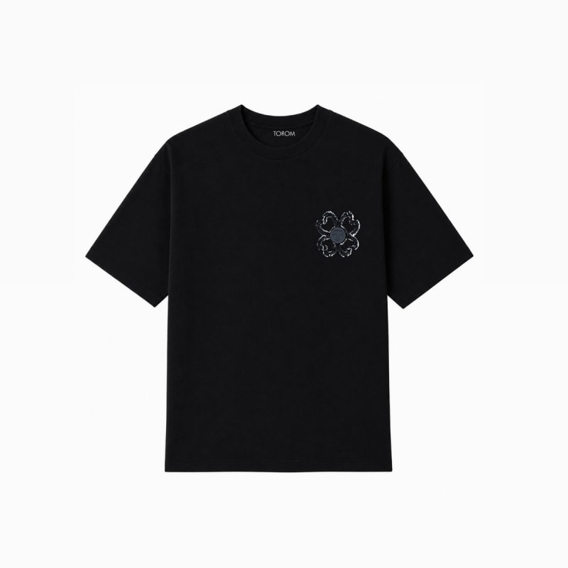 T-shirt Noir Obsidienne