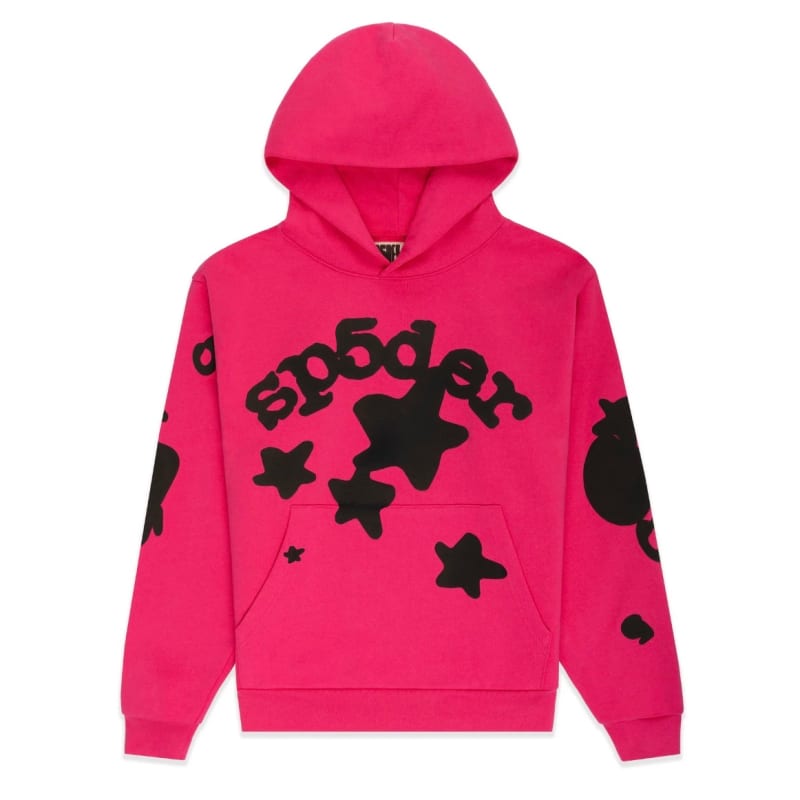 Hoodie Sp5der pink beluga