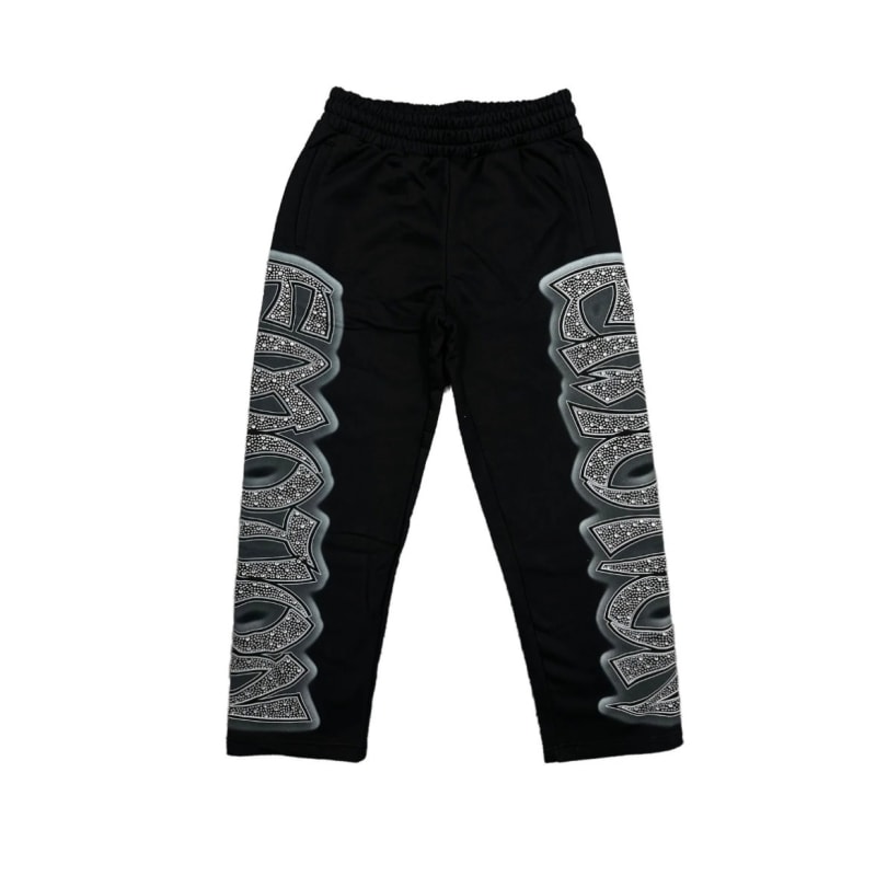 Midnight rhinestone sweatpants