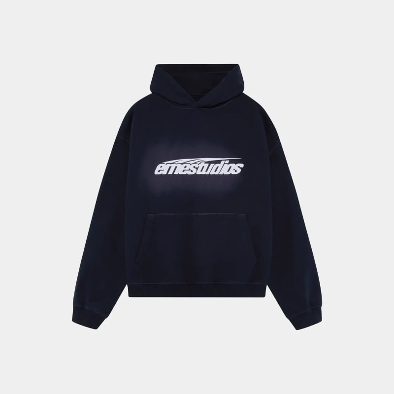 Inteal Navy Hoodie Oversized