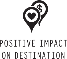 sustainable tourism - positive impact on destination