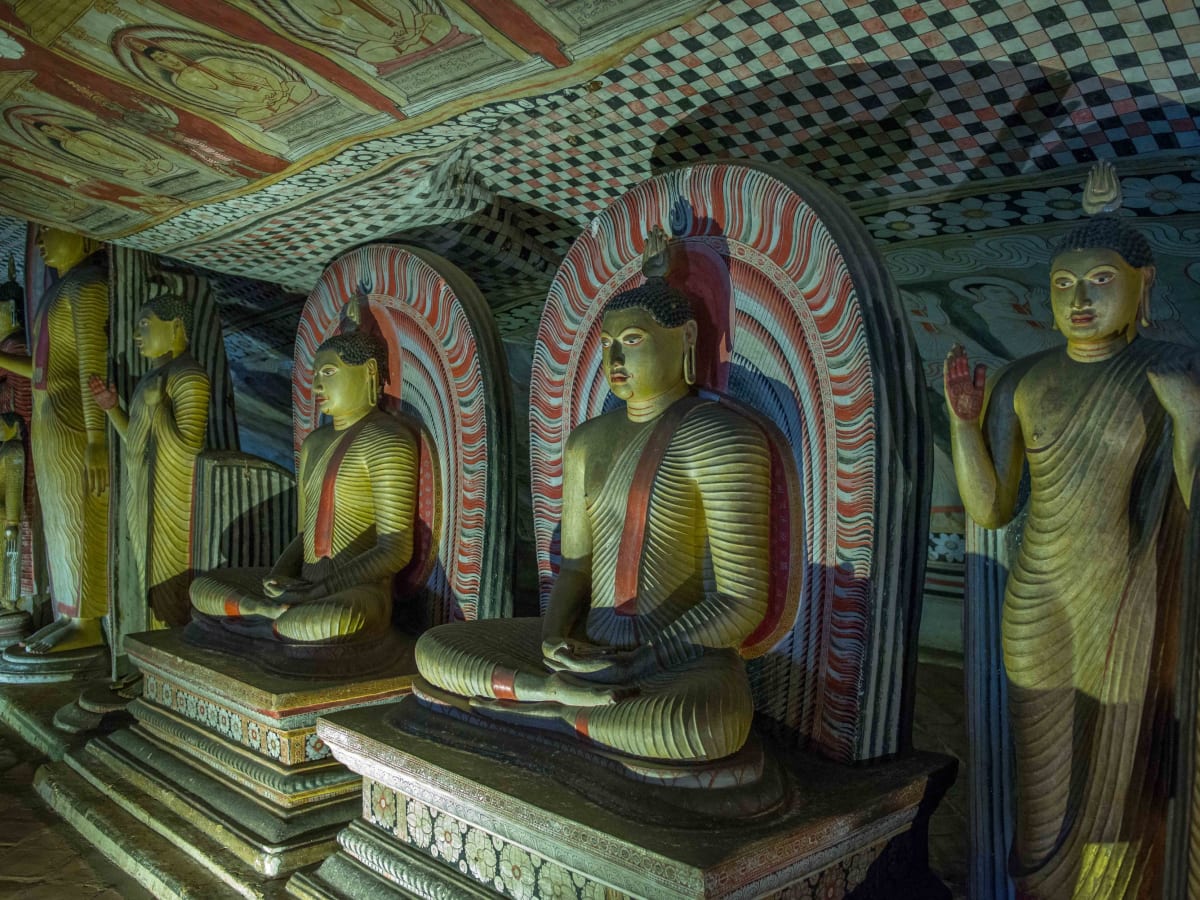 Transfer to Dambulla and Visit Dambulla Cave Temple
