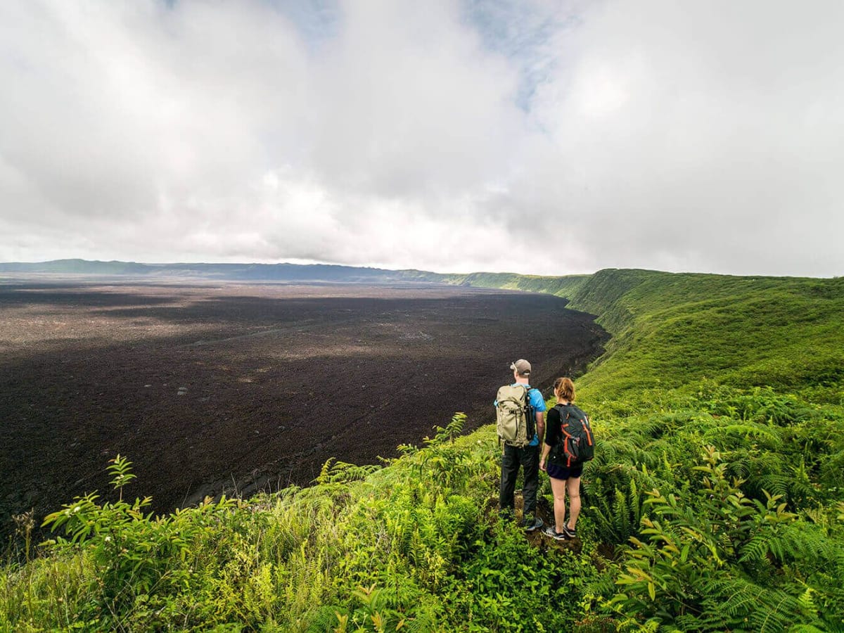 Hiking on Isabela Island