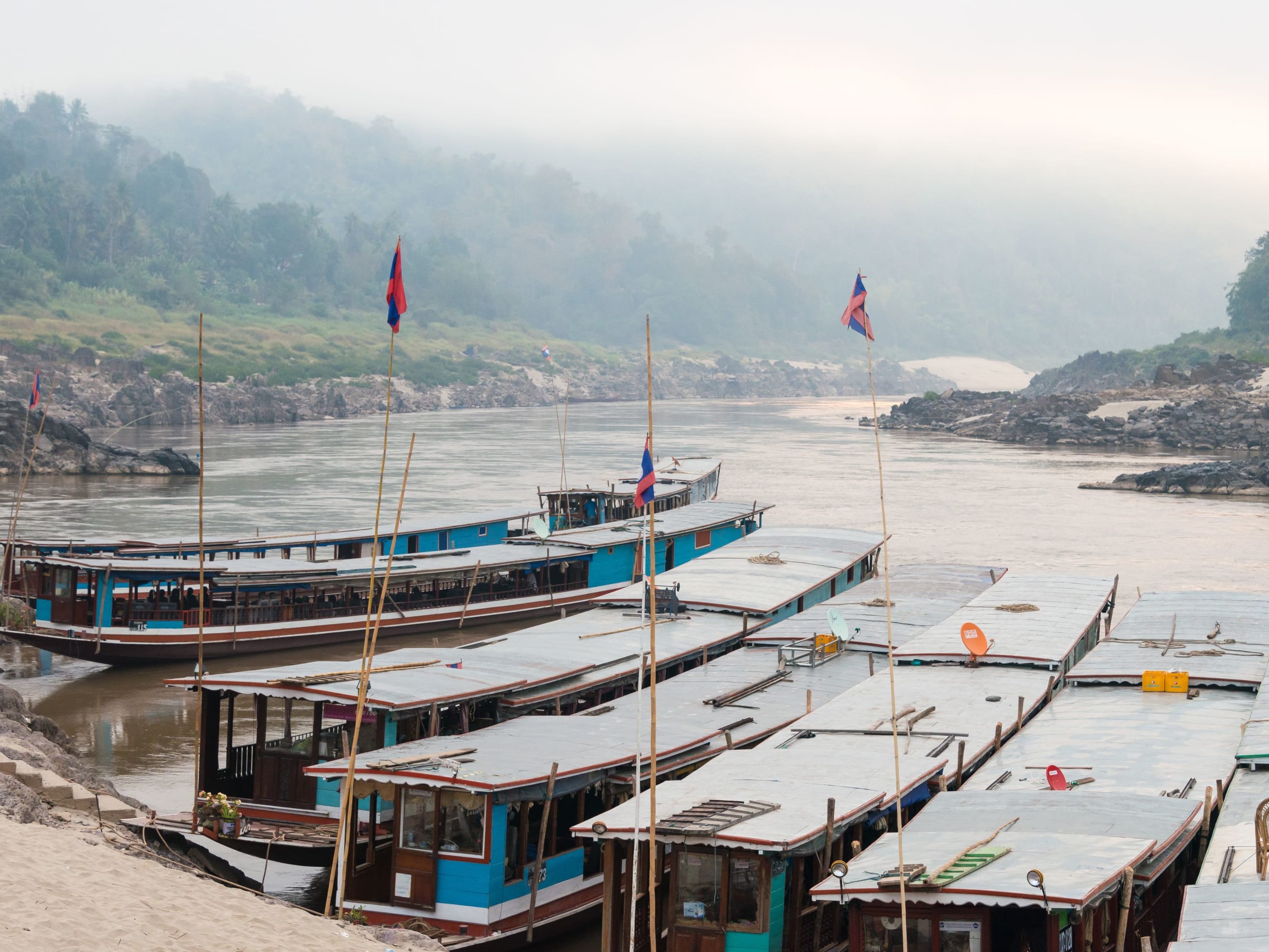 Houay Xay Arrival - Pakbeng