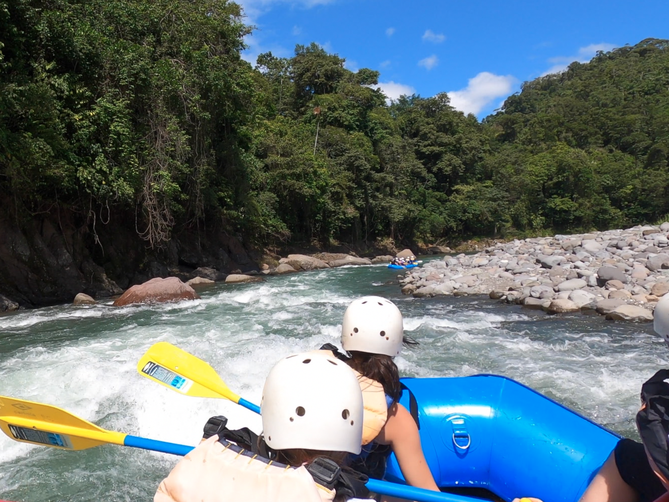 White Water Raft to Pacuare Lodge