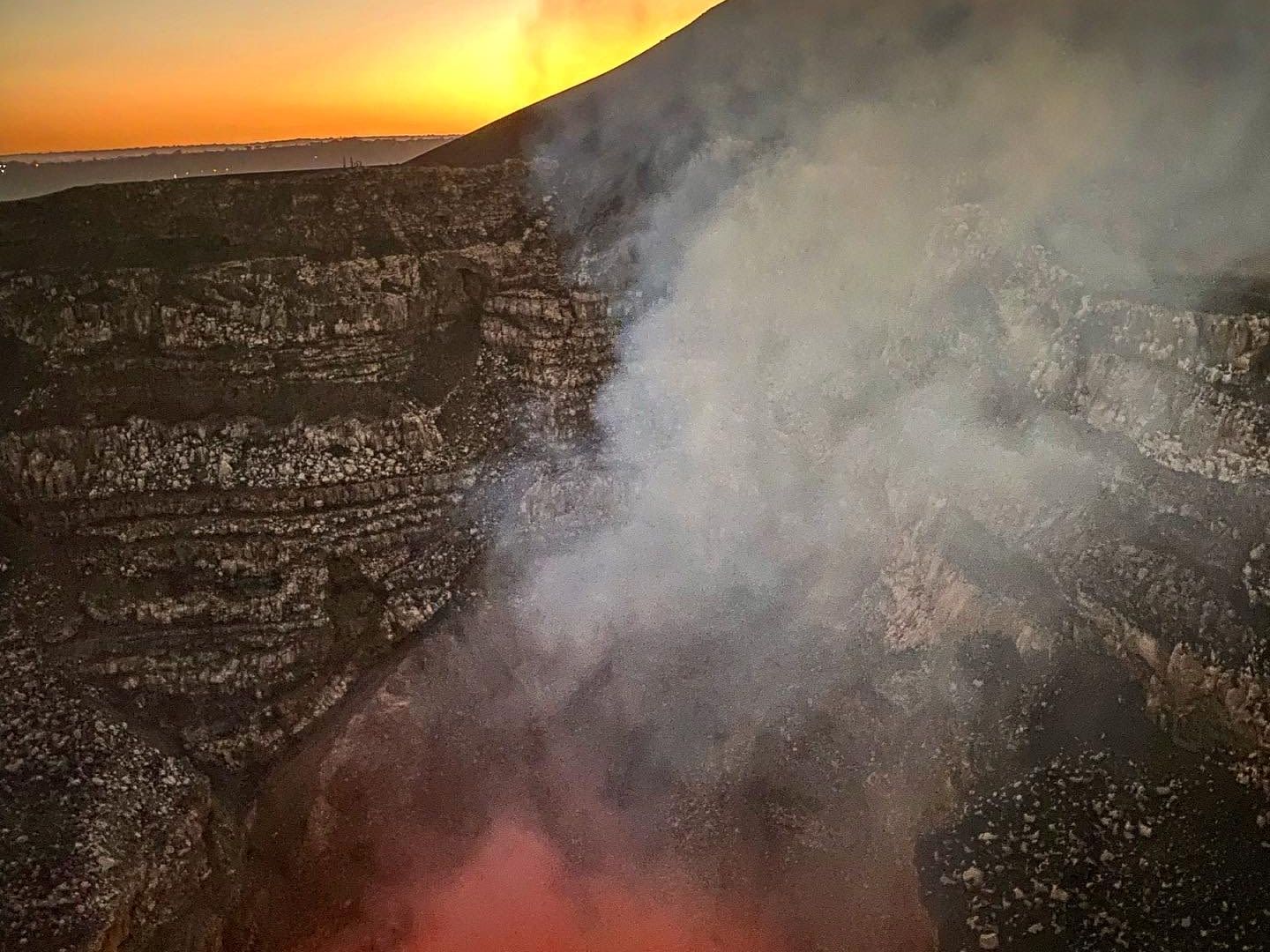 Masaya Volcano National Park by Night