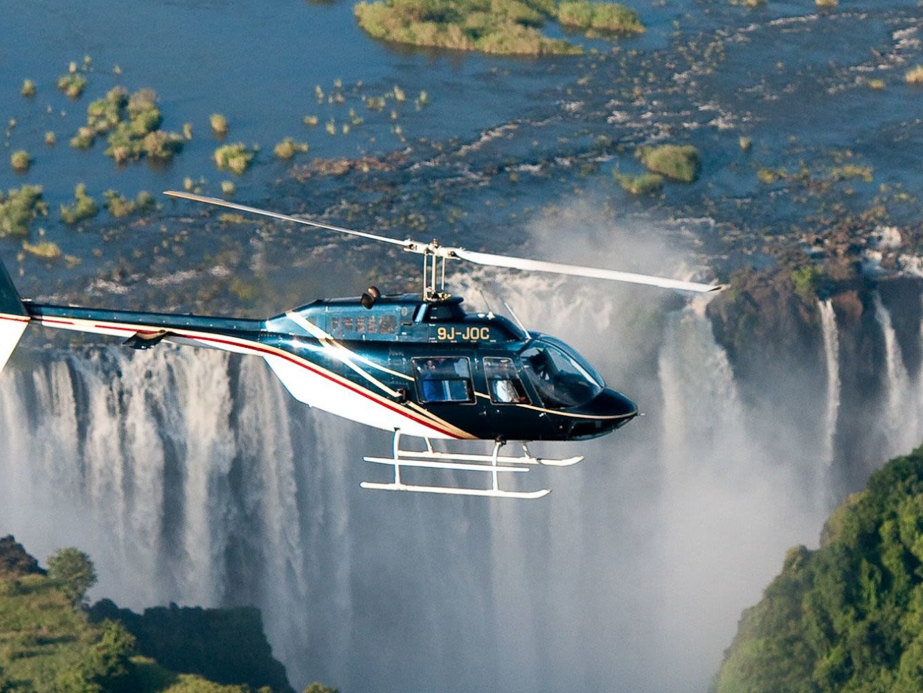 Victoria Falls scenic helicopter flight