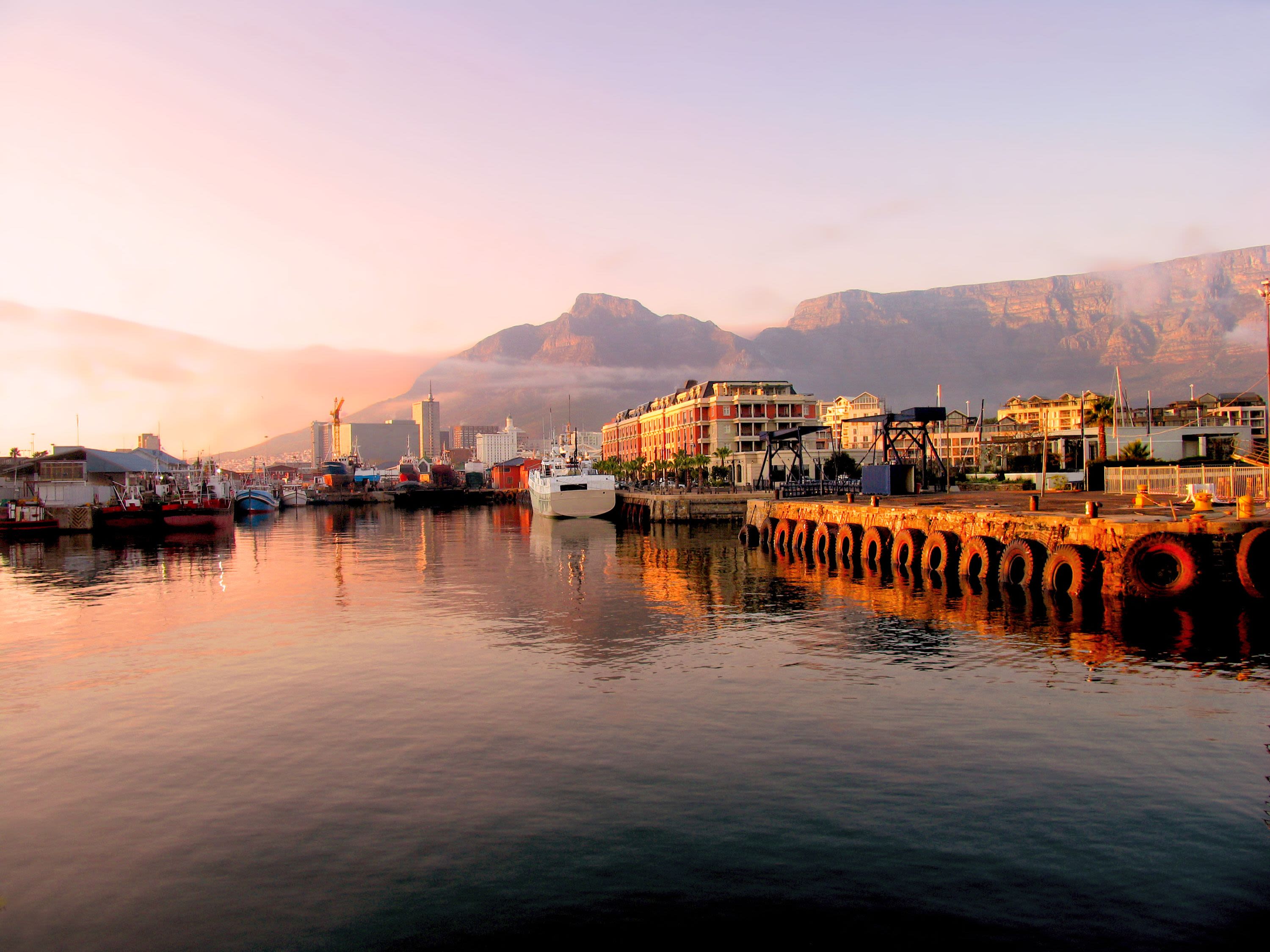 Arrival in Cape Town, South Africa