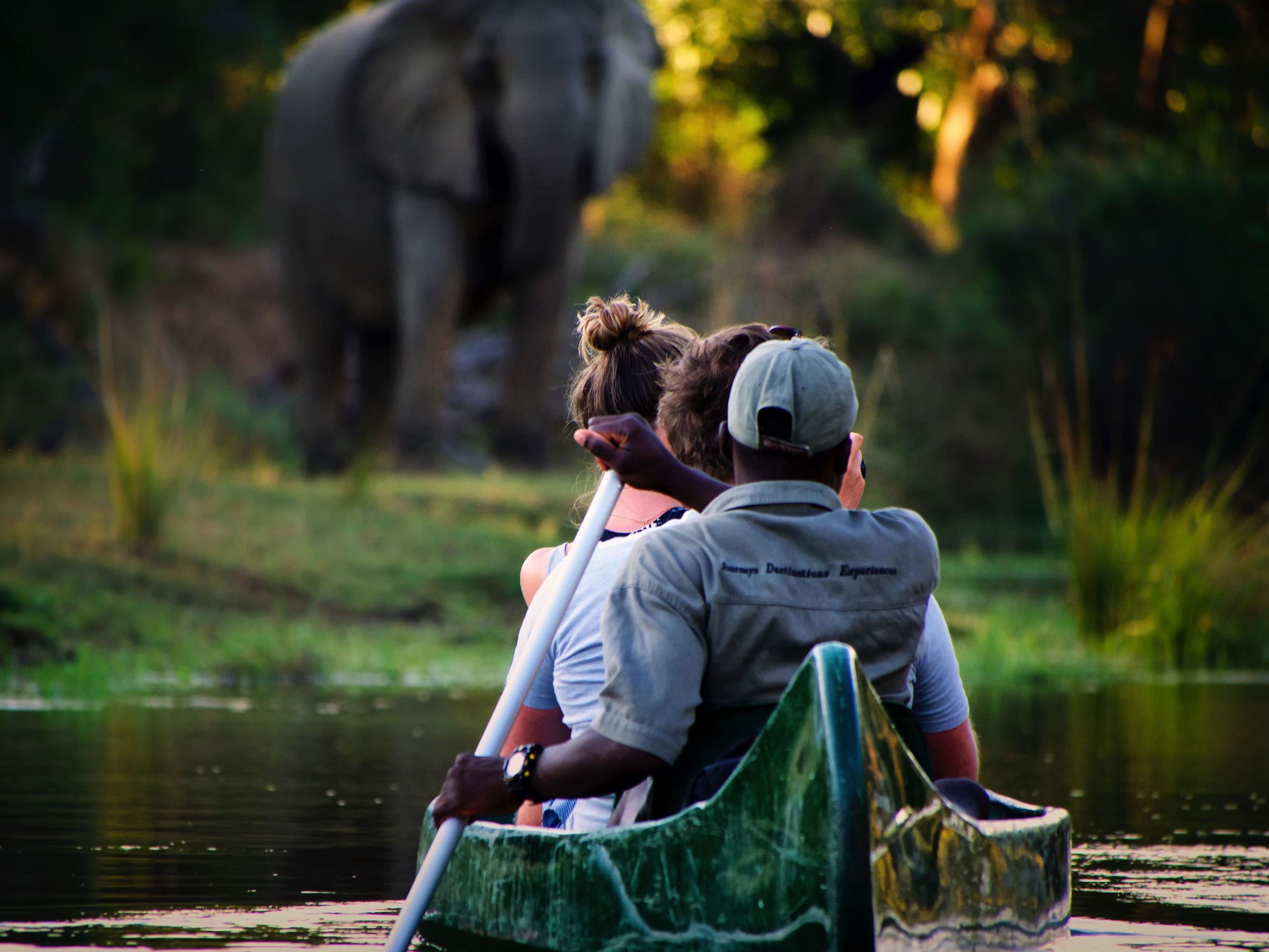 On safari in Mana Pools National Park