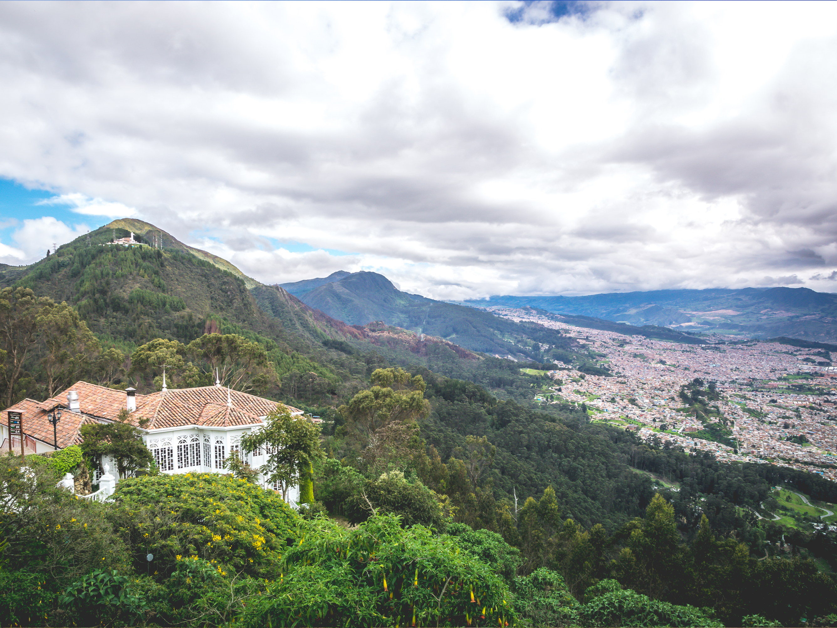 Visit Paloquemao Market, explore the city centre and take the funicular railway to Monserrate