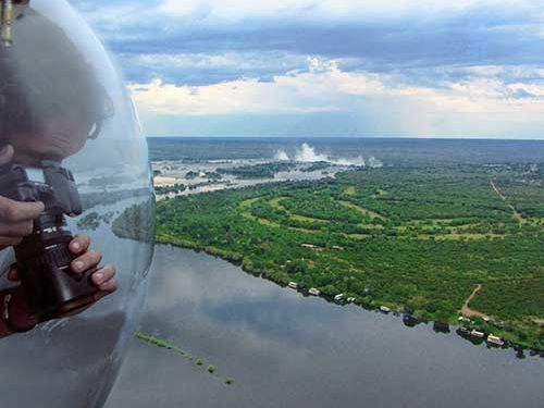 Victoria Falls scenic helicopter flight