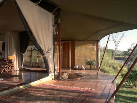 Fly to the Mara, afternoon Safari at the Mara North Conservancy