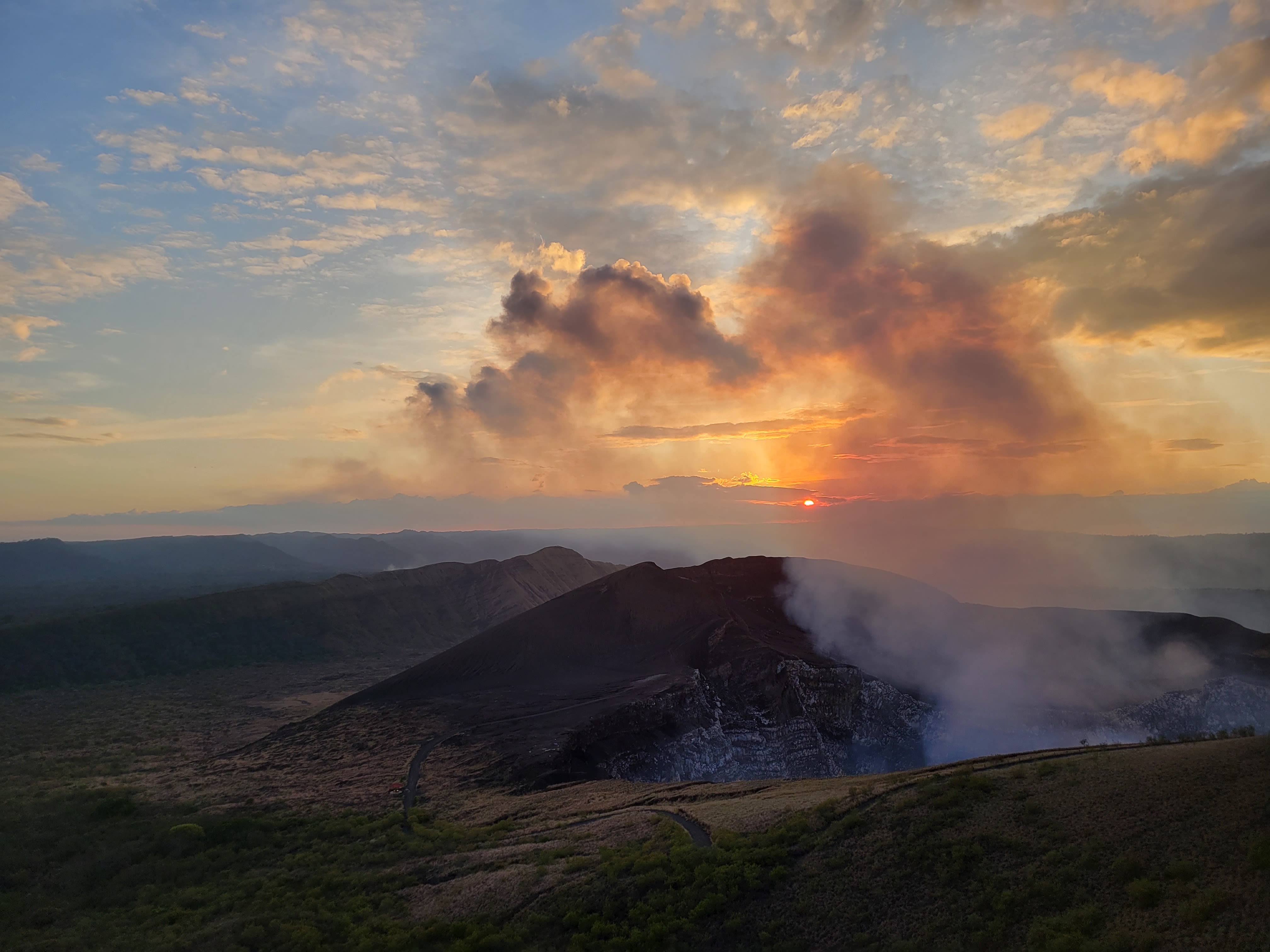 Masaya Volcano National Park by Night