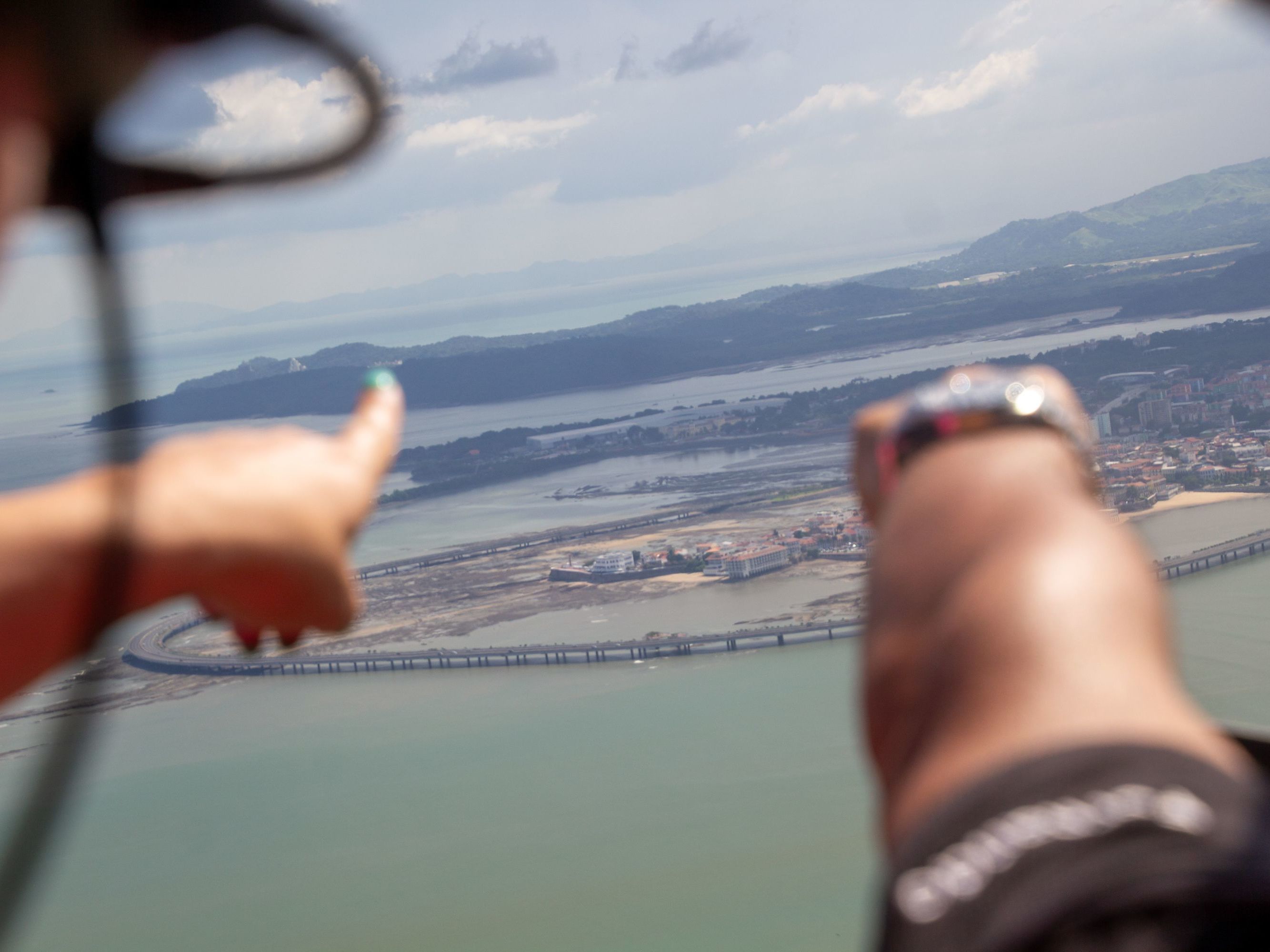 Private Helicopter Tour of the Panama Canal