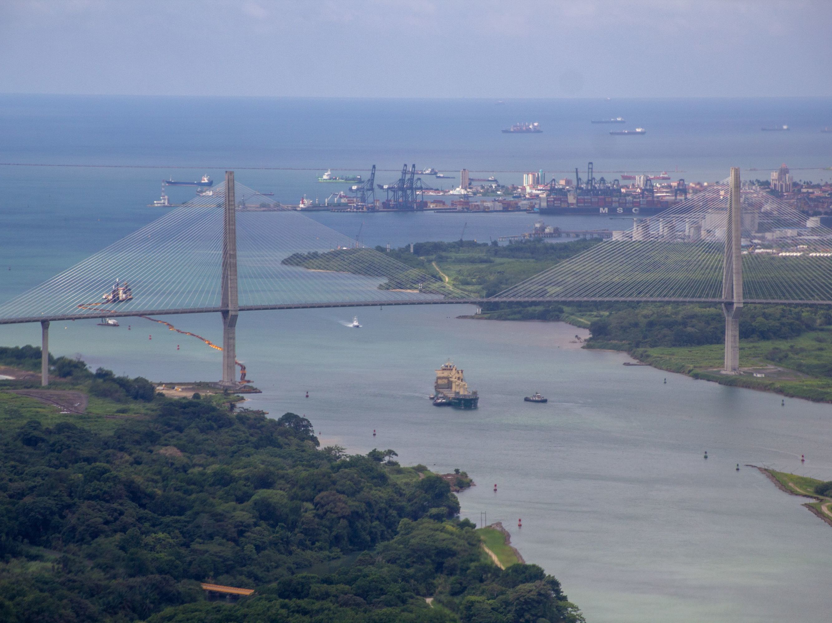 Private Helicopter Tour of the Panama Canal