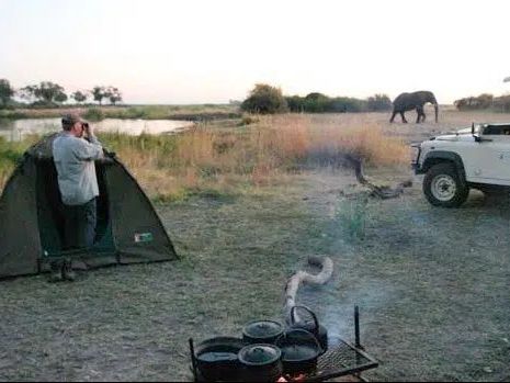 Wild Camping Botswana