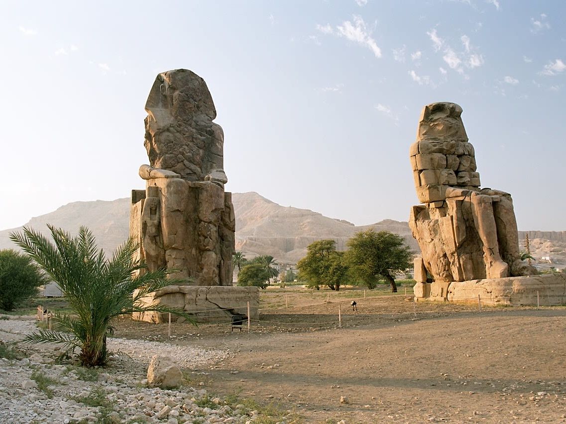 Colossi of Memnon - the singing statues of Egypt