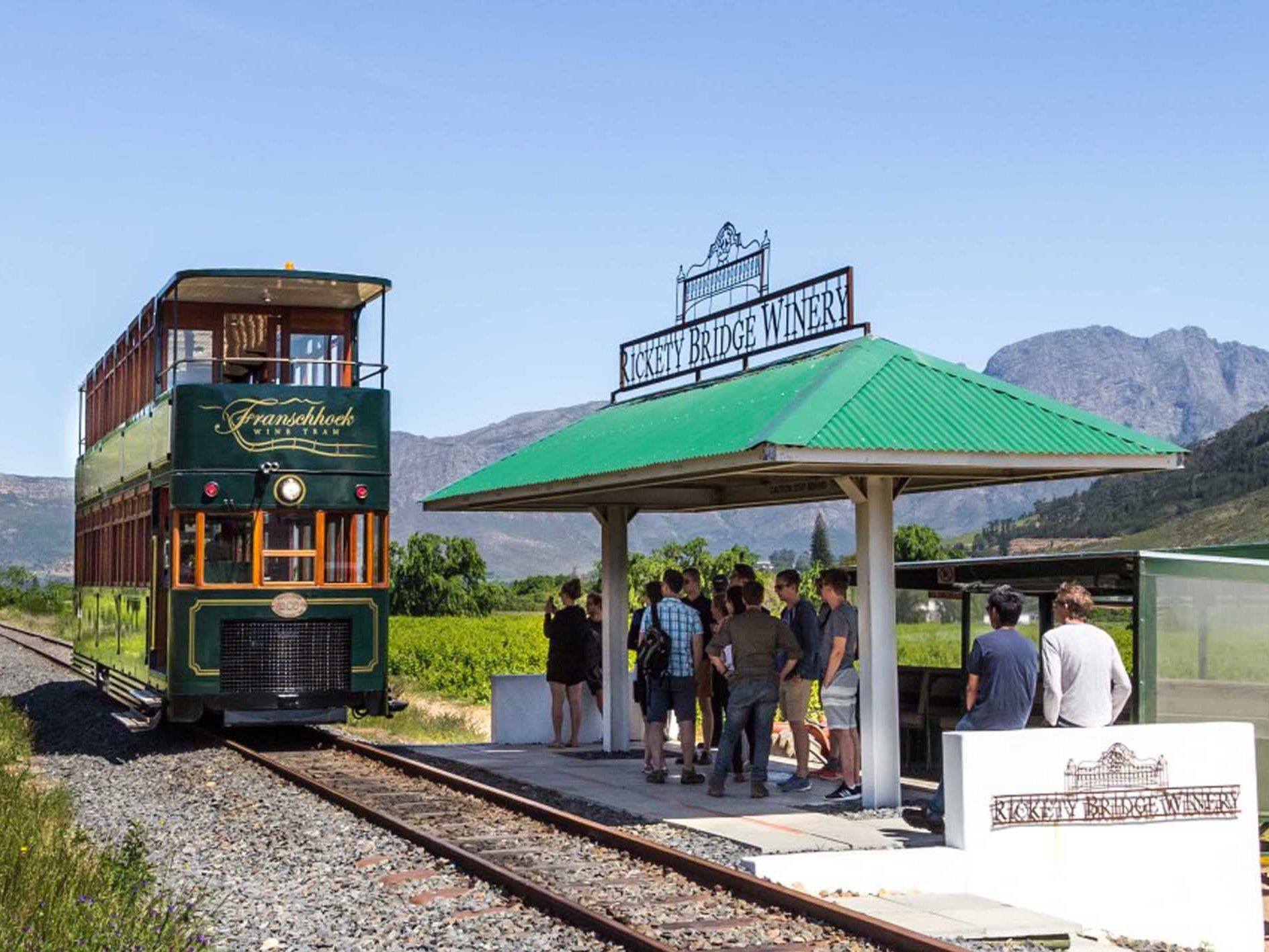 Franschhoek wine tram experience including three wine tastings