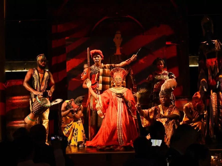 GOLD Restaurant with Drumming Entertainment