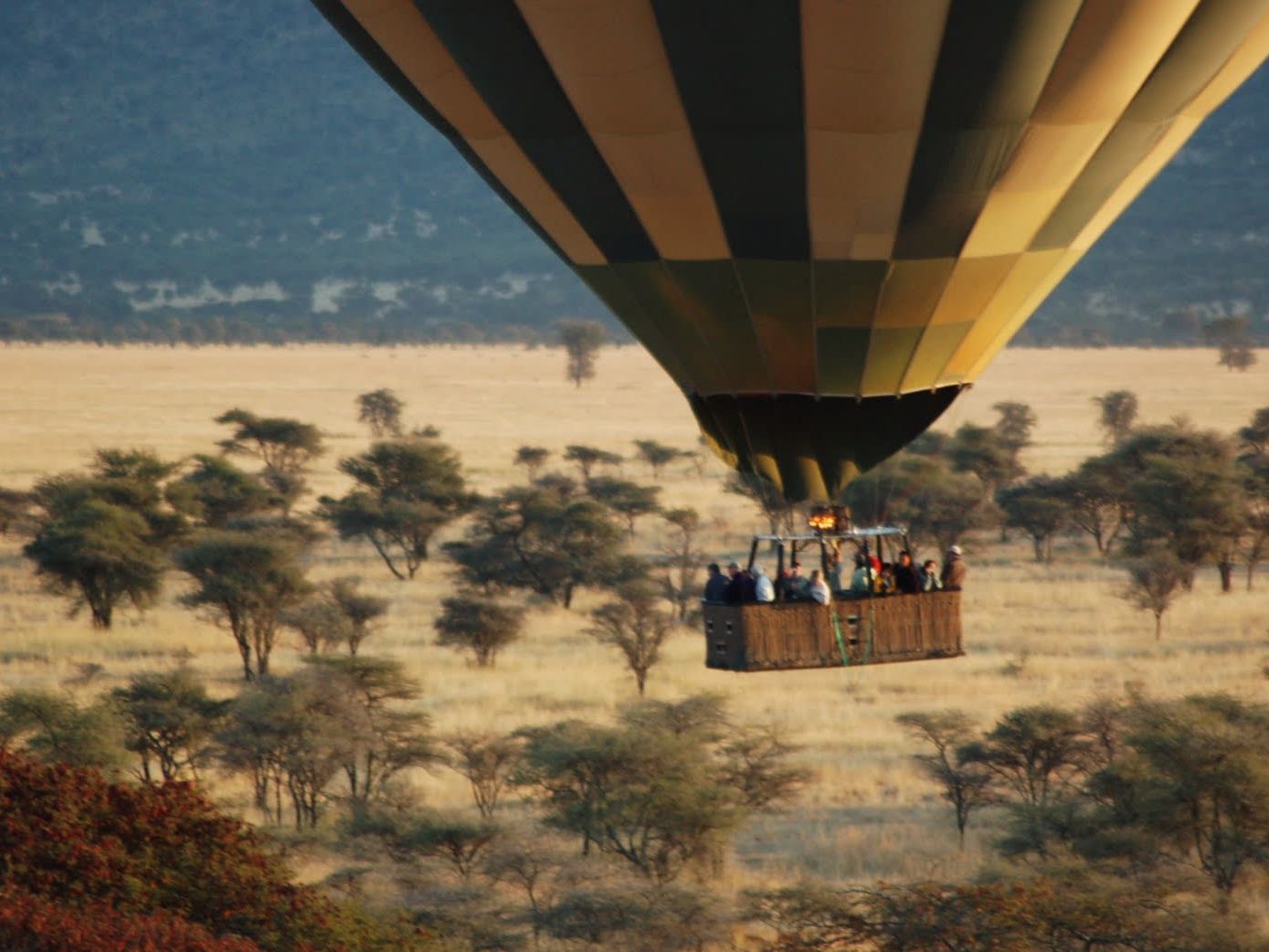 Hot Air Balloon safari over the Serengeti