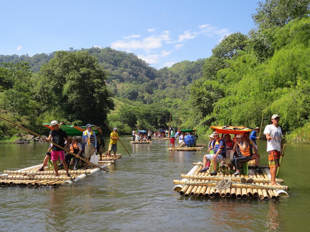 Traditional Bamboo River Rafting and Nature Experience on the River La Vieja
