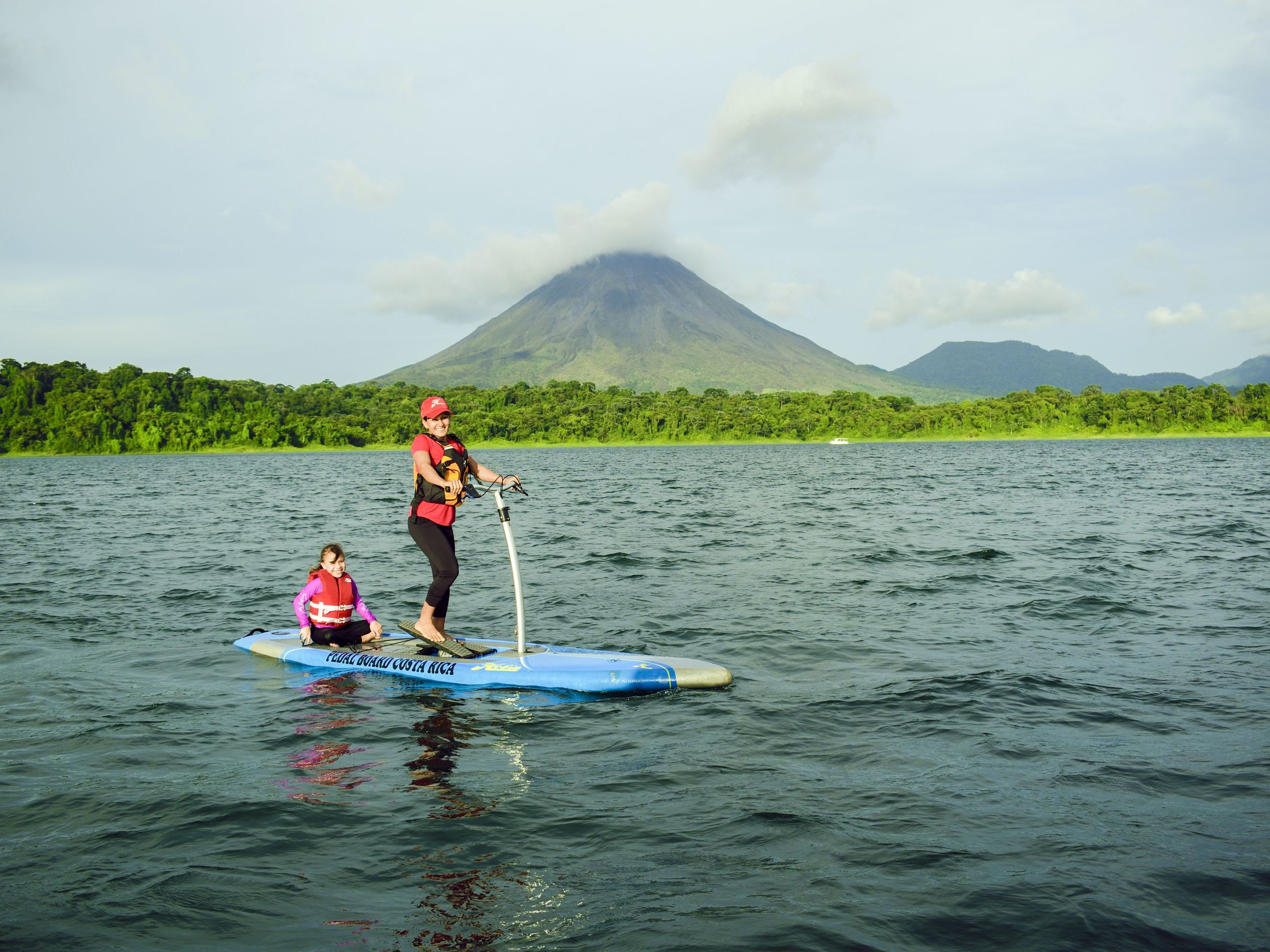 Stand Up Paddling (SUP) on Lake Arenal