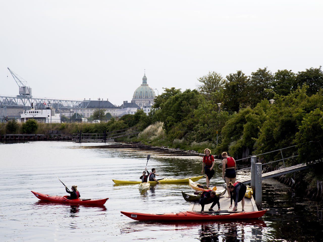 Arrive in  Copenhagen