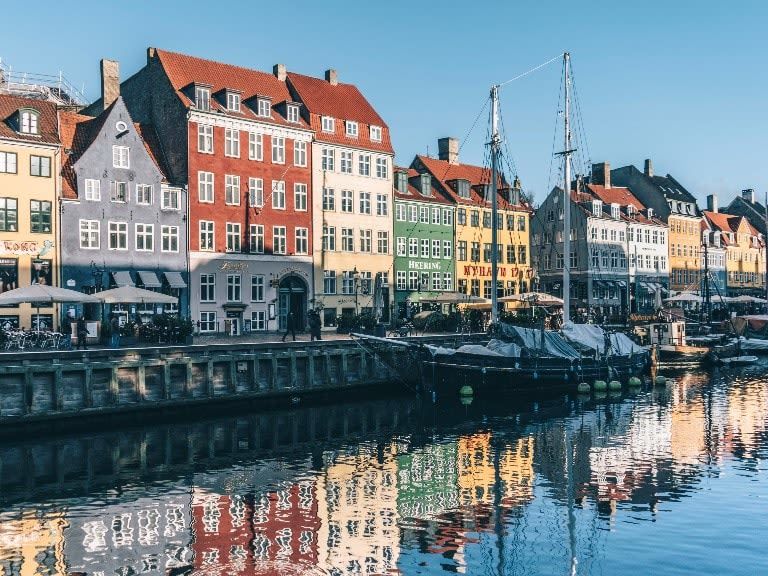 Arrive in  Copenhagen