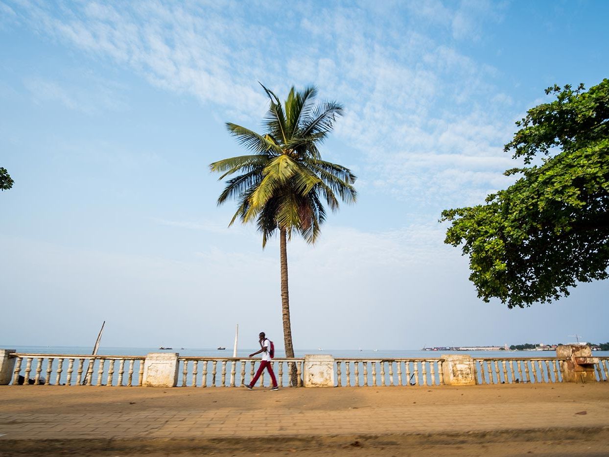 Fly to Sao Tome & Connecting flight to Accra