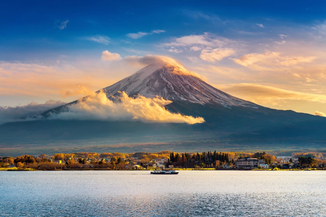 Mount Fuji Kawaguchiko Japan scenic view