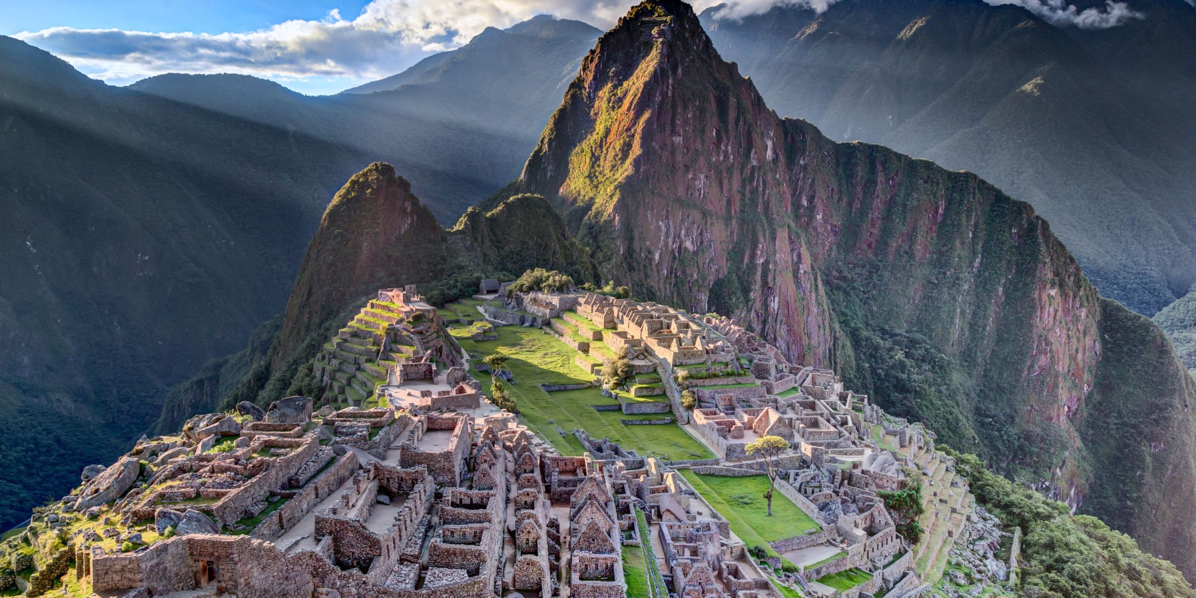 Machu Picchu at dusk