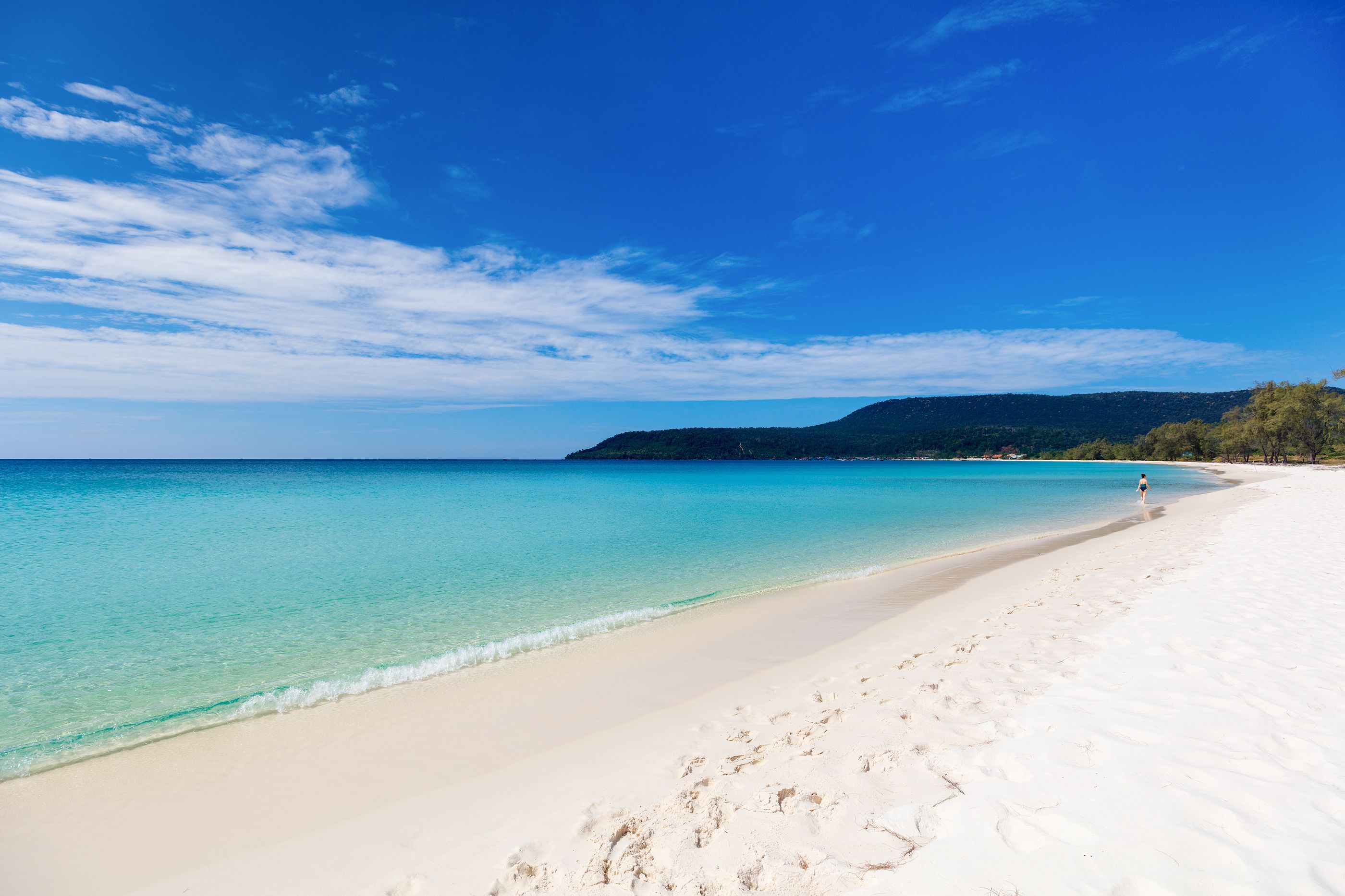 koh rong beach landscape