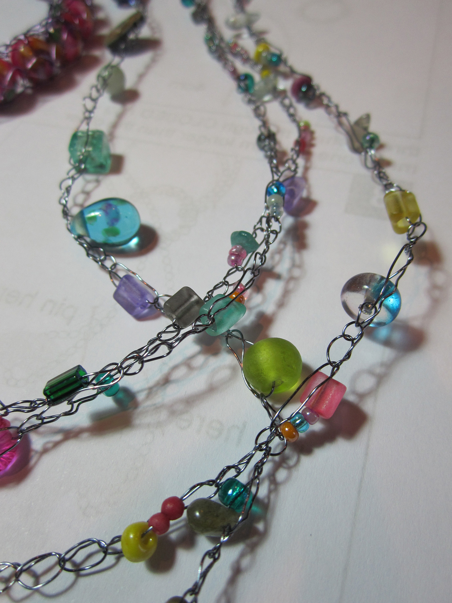 Viking Weave Jewellery - Make a woven Wire Necklace Class by Teri Howes Jewellery - crafts in London