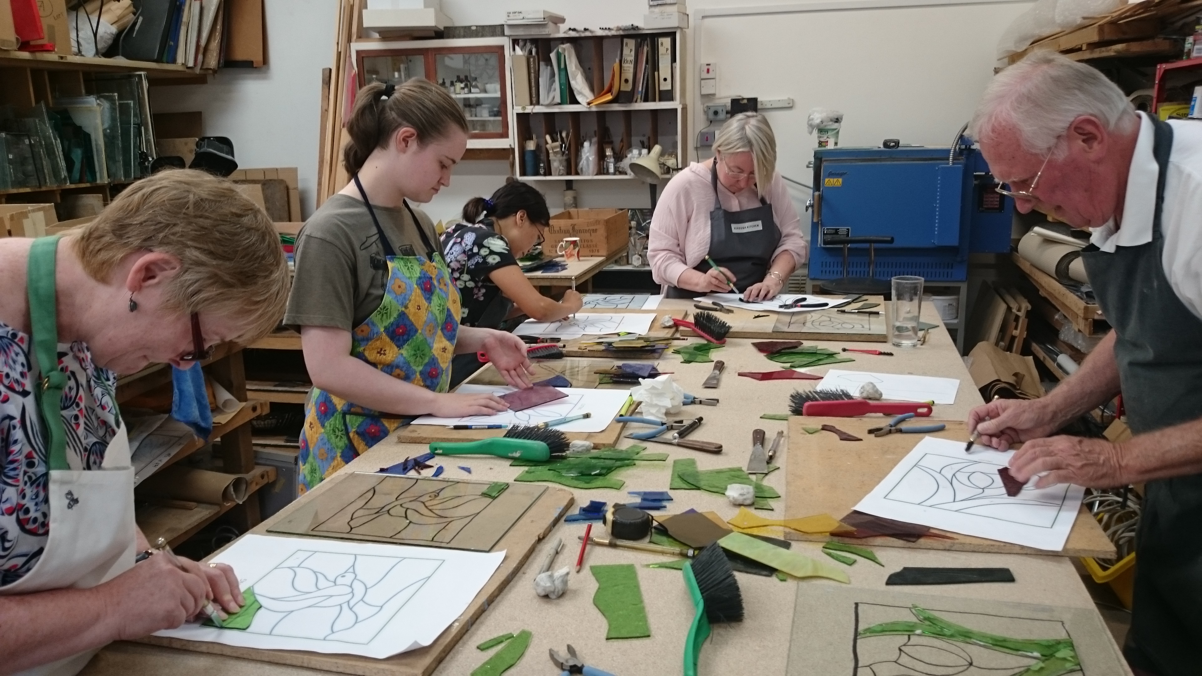 Stained Glass Weekend for Beginners - 2 days by Jude Stark Studio at The London Stained Glass Co. - crafts in London