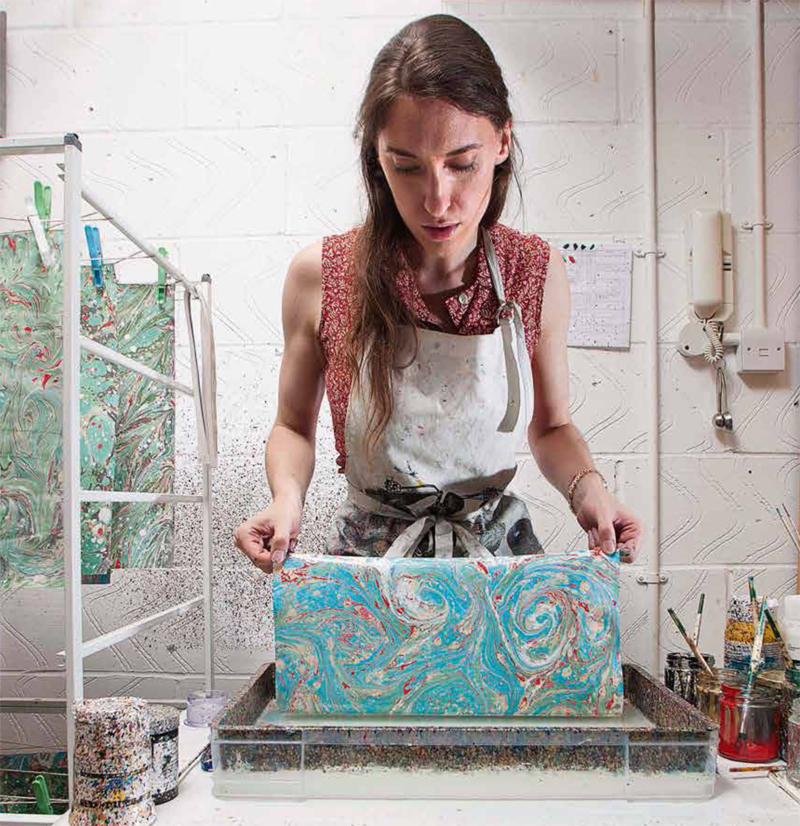 Paper Marbling Taster Evening by Marmor Paperie - crafts in London