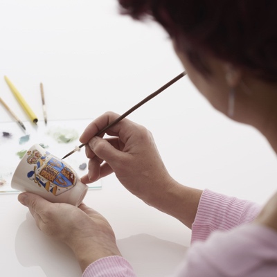 Fine Porcelain Painting Course by Erika Albrecht Ceramics - art in London