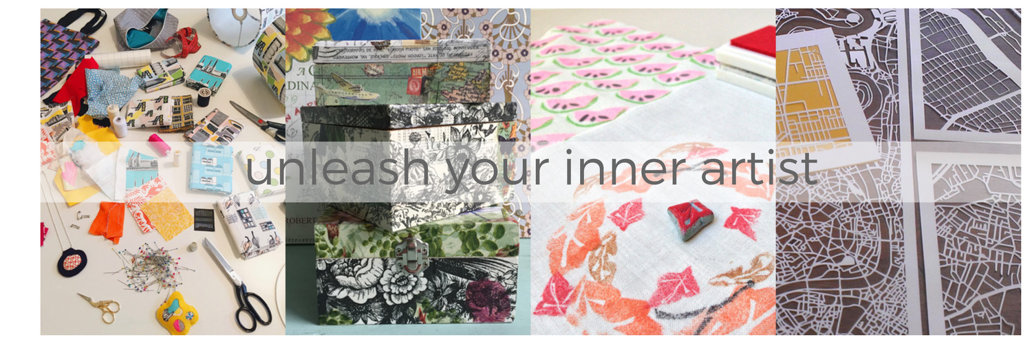 Decoupage a Mirror Frame or a Jewellery Box by Creative Happy London - crafts in London