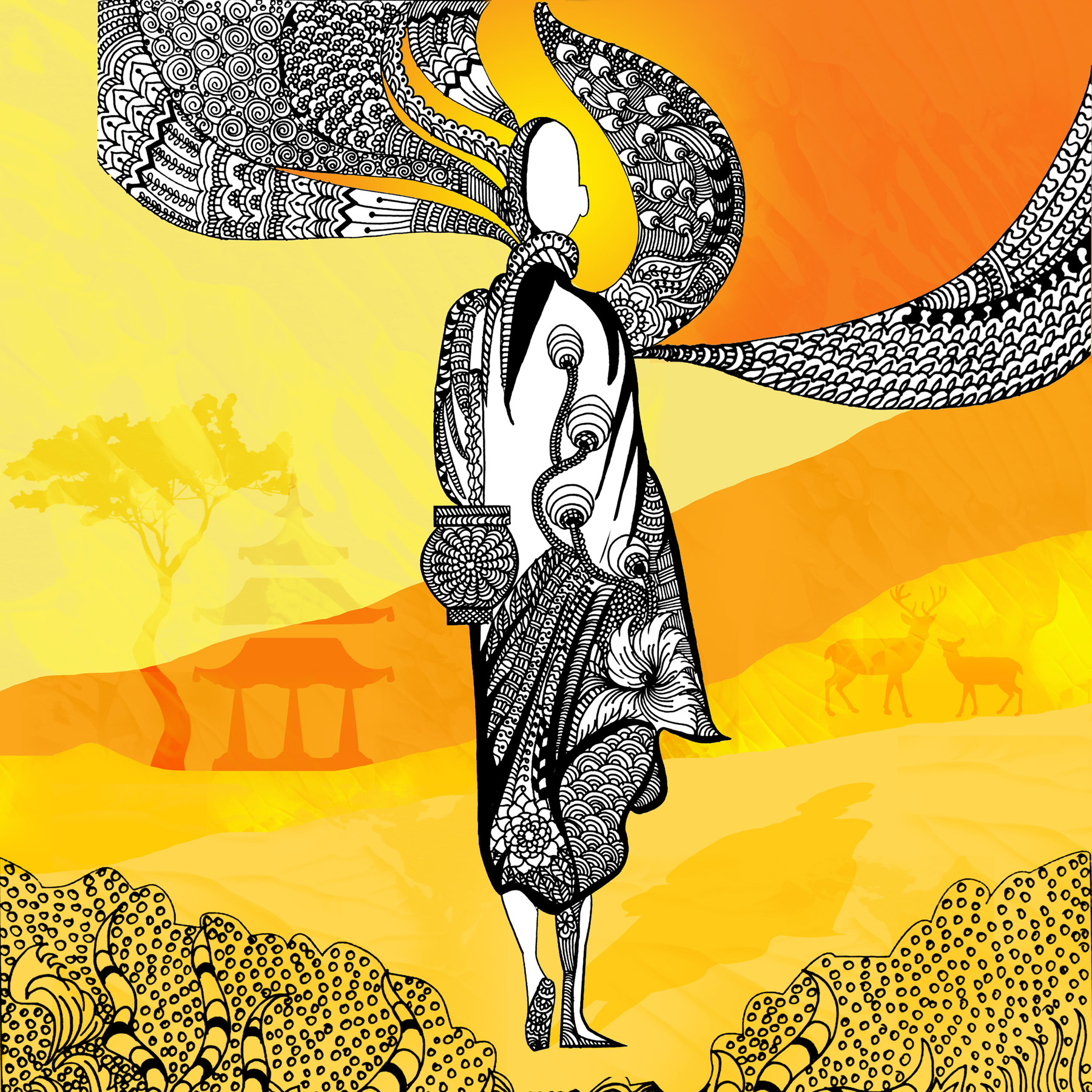 Mindfulness with Doodle Art - Create your 'Tree of Life' by Ashima Art - mindfulness-and-wellbeing in London