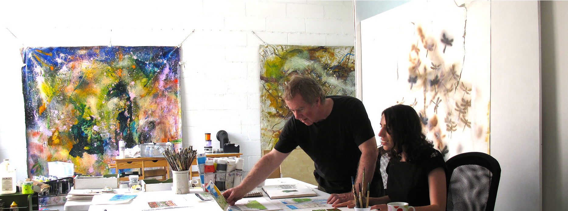 Art Class in an Artist's Working Studio by London Art Classes - art in London