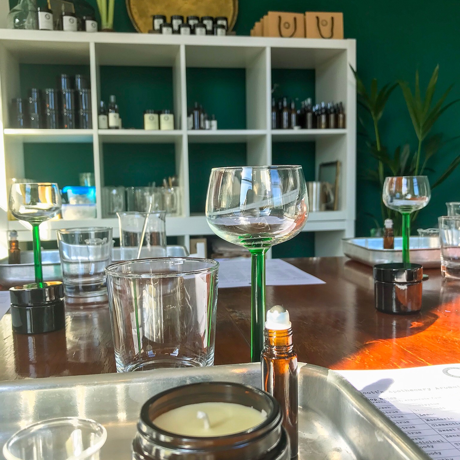 100% Natural Soy Candle & Mini Perfume by Scott's Apothecary - crafts in London
