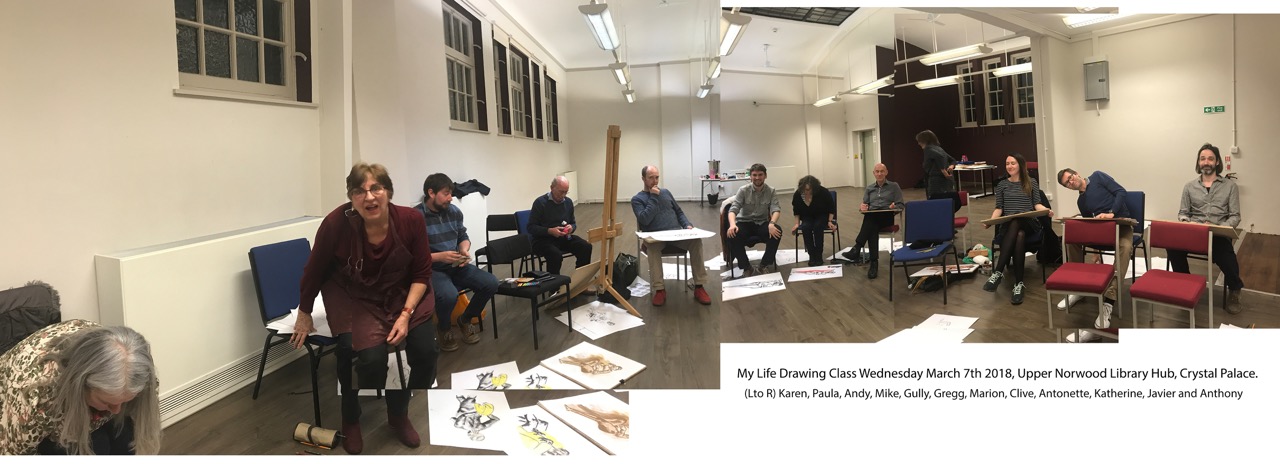 Making a Mark Life Drawing Classes by Martin Jessup - art in London