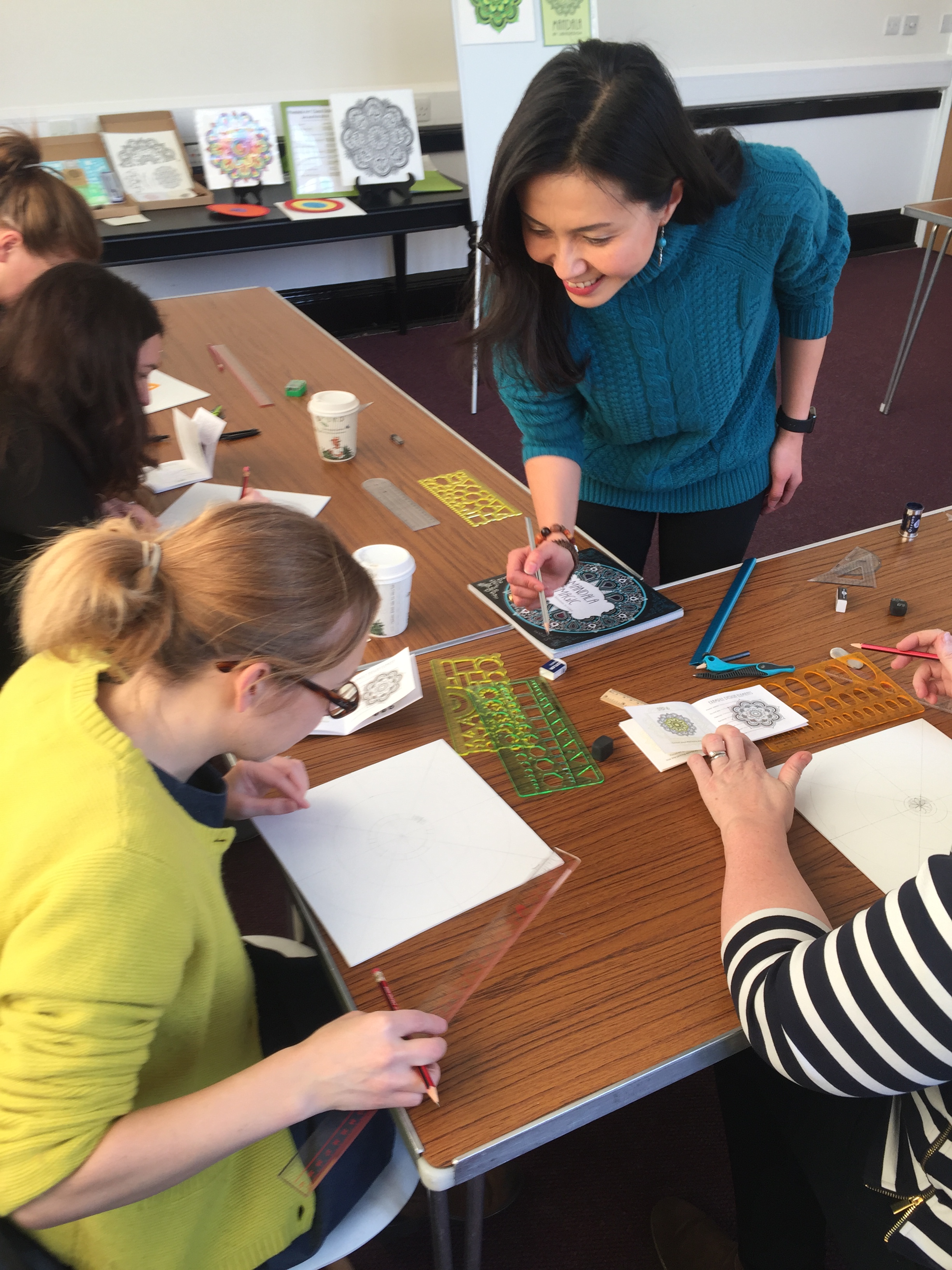 Mandotla! Dotting Class by UbieDesign - art in London
